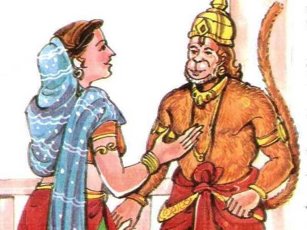 माता अंजना से भेंट (भगवान हनुमान जी की कथाएँ) - शिक्षाप्रद कथा