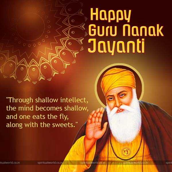 Shri Guru Nanak Dev Ji Jayanti Greeting Images for Facebook, LinkedIn,  Twitter, Email, Whatsapp & Desktop 004 - World of Spirituality & Religion