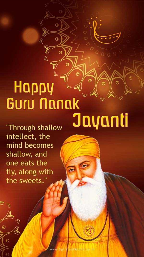 Shri Guru Nanak Dev Ji Jayanti Greeting Images for Facebook, LinkedIn, Twitter, Email, Whatsapp & Desktop 004