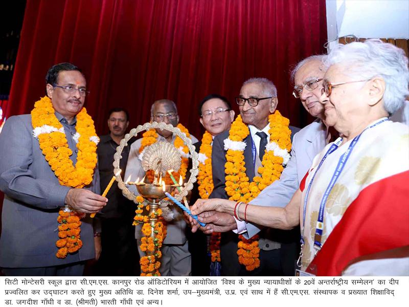 उप-मुख्यमंत्री डाॅ. दिनेश शर्मा ने किया अन्तर्राष्ट्रीय मुख्य न्यायाधीश सम्मेलन का उद्घाटन